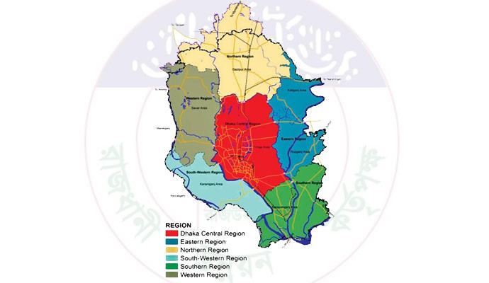 DAP Map Over Dhaka City