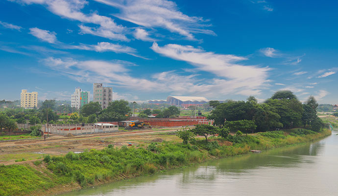 পূর্বাচল প্রকল্পের অবস্থান